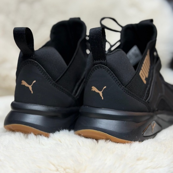 Puma Black and Gold Athletic Sneakers size [US 7.5] - Picture 3 of 5